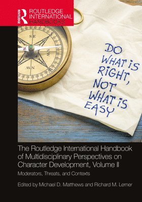 The Routledge International Handbook of Multidisciplinary Perspectives on Character Development, Volume II 1