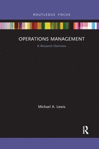 bokomslag Operations Management