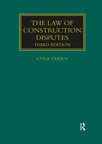 bokomslag The Law of Construction Disputes