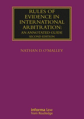 bokomslag Rules of Evidence in International Arbitration