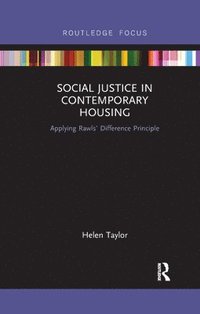 bokomslag Social Justice in Contemporary Housing