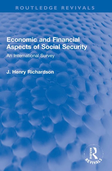 bokomslag Economic and Financial Aspects of Social Security