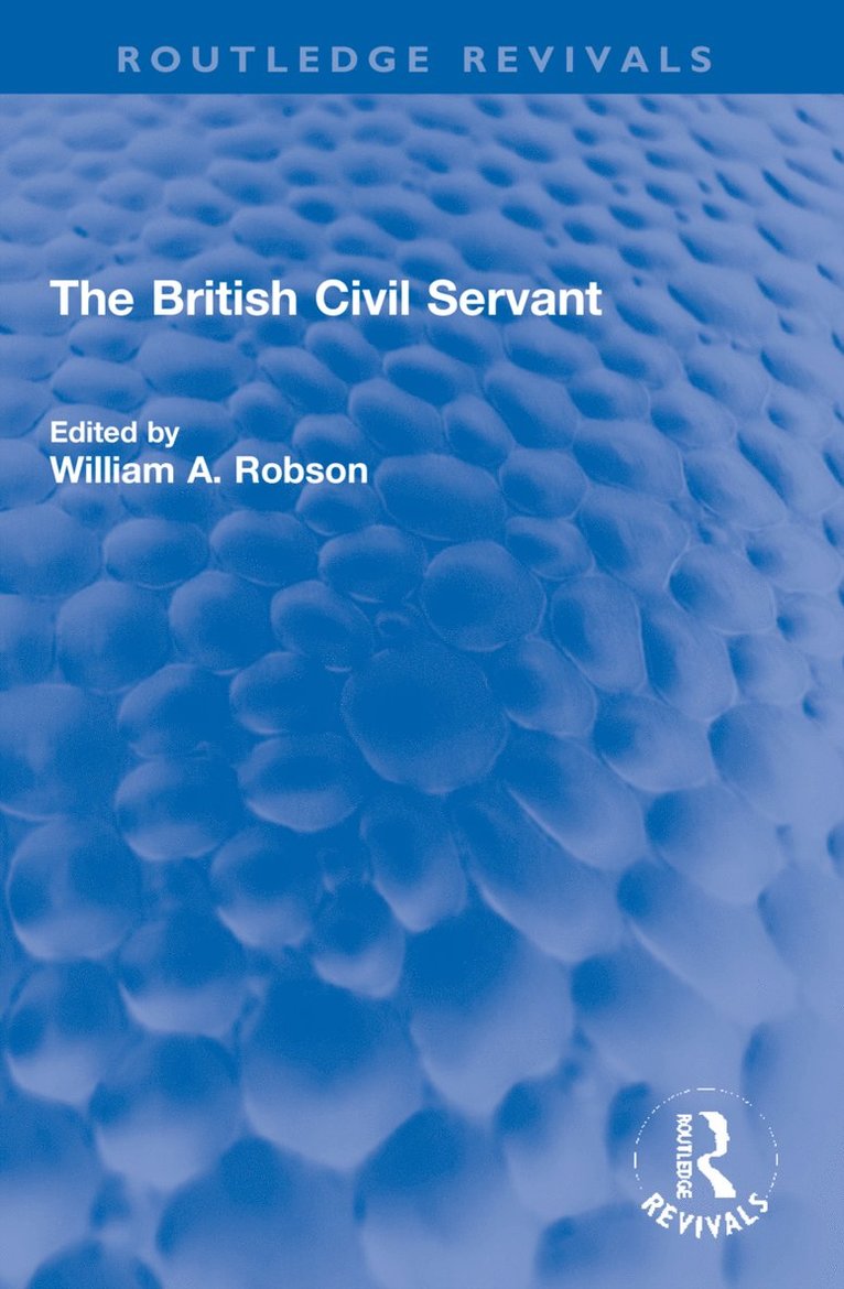 William Robson - British Civil Servant, Häftad