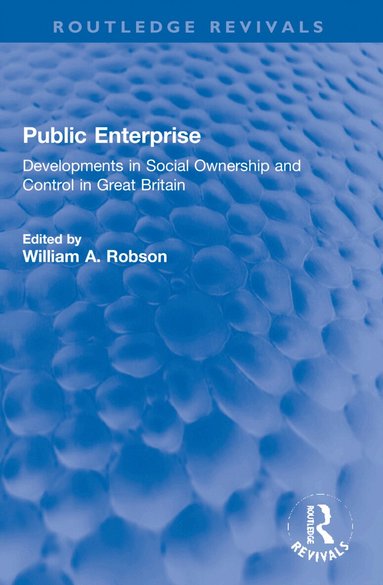 William Robson - Public Enterprise, Häftad