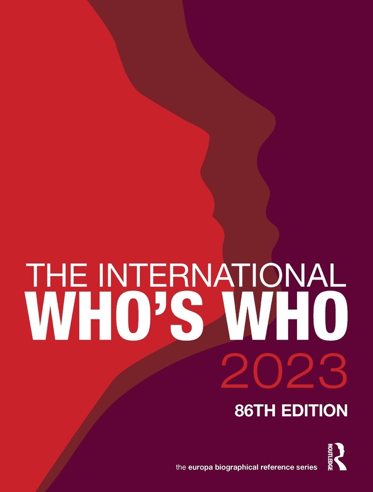 Europa Publications - International Who's Who 2023, Inbunden