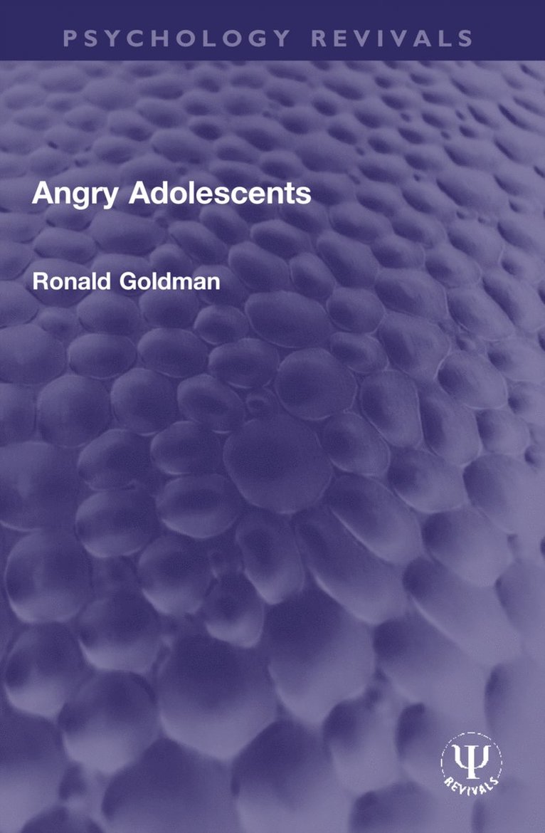 Ronald Goldman - Angry Adolescents, Häftad
