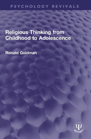 bokomslag Religious Thinking from Childhood to Adolescence