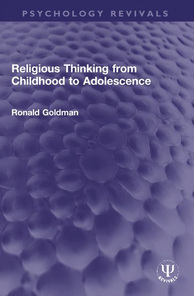 bokomslag Religious Thinking from Childhood to Adolescence