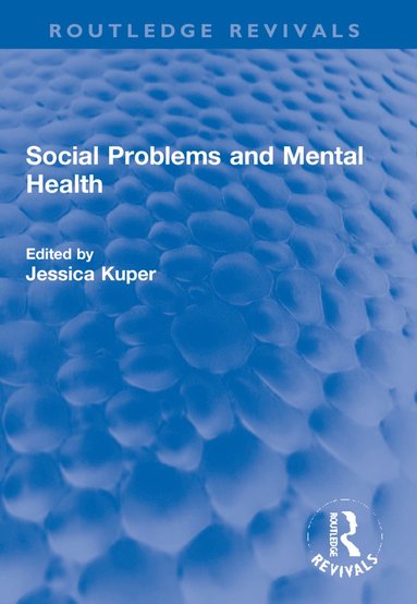 bokomslag Social Problems and Mental Health