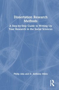 bokomslag Dissertation Research Methods
