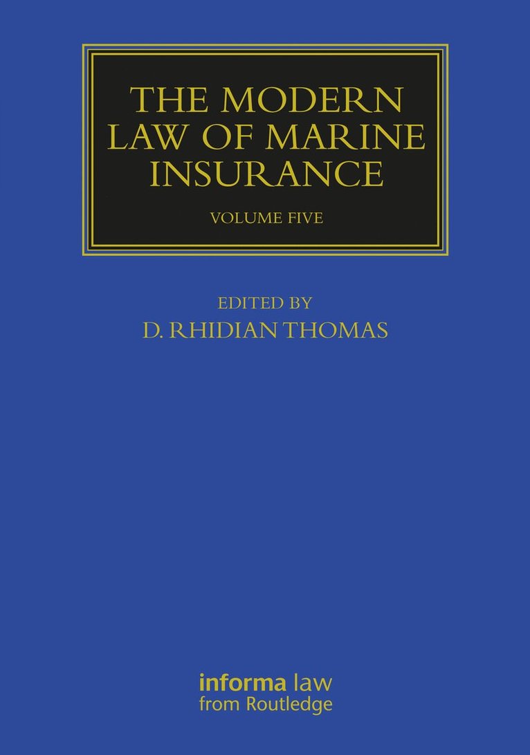 Modern Law of Marine Insurance 1