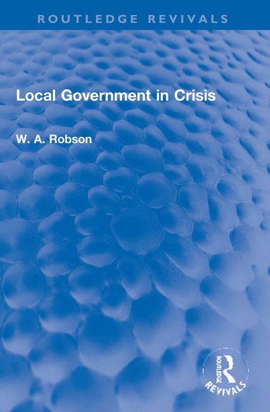 bokomslag Local Government in Crisis