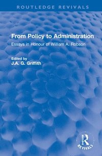 bokomslag From Policy to Administration