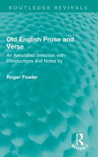 bokomslag Old English Prose and Verse