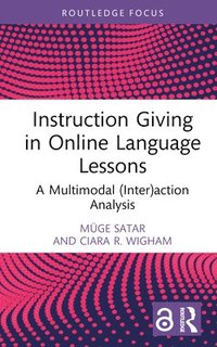 bokomslag Instruction Giving in Online Language Lessons