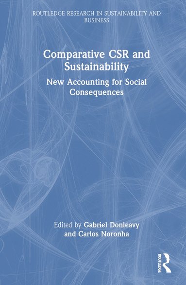 bokomslag Comparative CSR and Sustainability