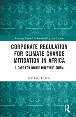 Corporate Regulation for Climate Change Mitigation in Africa 1