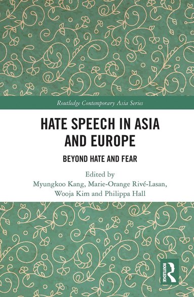 bokomslag Hate Speech in Asia and Europe