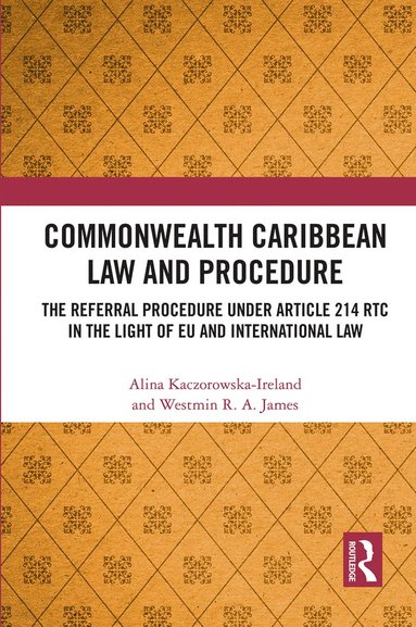 bokomslag Commonwealth Caribbean Law and Procedure