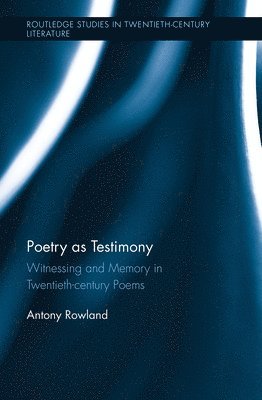 Poetry as Testimony 1