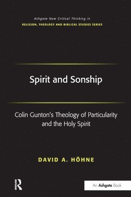 David A. Höhne, David A. Hohne - Spirit and Sonship, Häftad