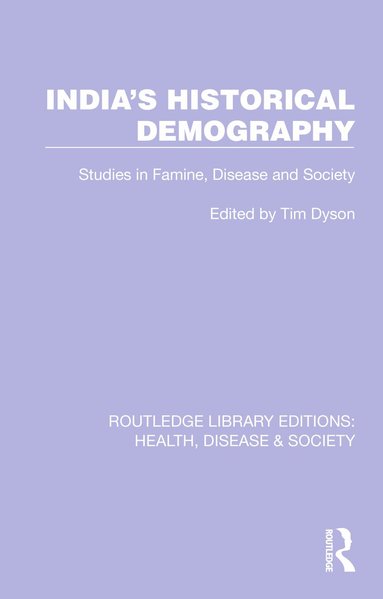 Tim Dyson - India's Historical Demography, Häftad