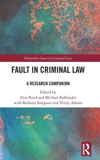bokomslag Fault in Criminal Law