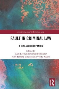 bokomslag Fault in Criminal Law