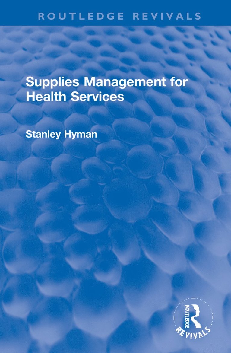 Supplies Management for Health Services 1