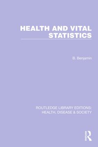 bokomslag Health and Vital Statistics