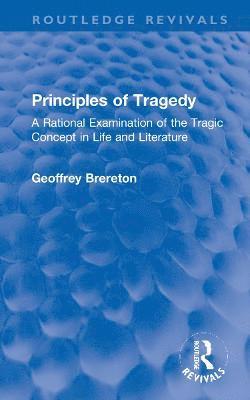 Principles of Tragedy 1