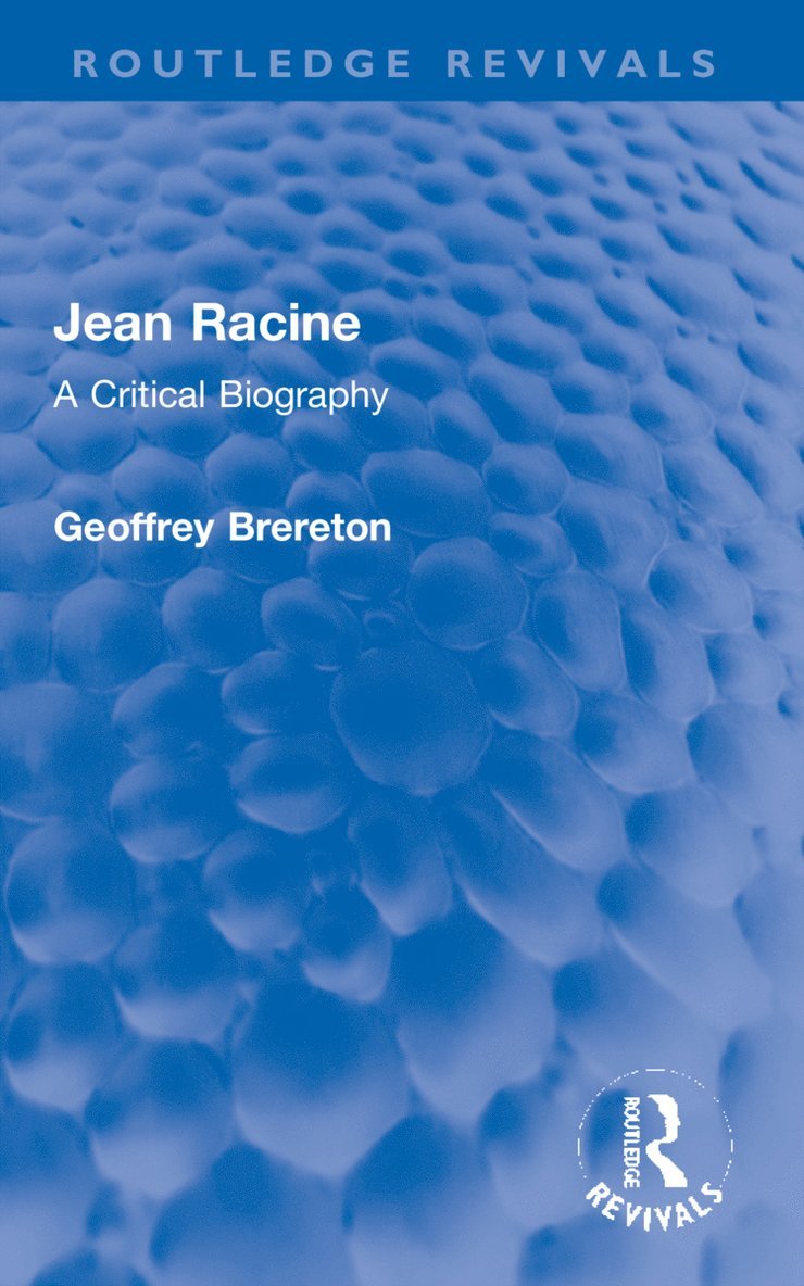 Geoffrey Brereton - Jean Racine, Häftad