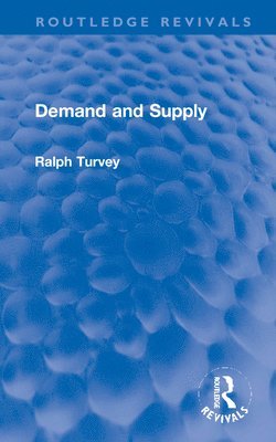 bokomslag Demand and Supply