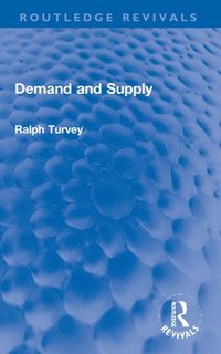 bokomslag Demand and Supply