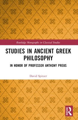 Studies in Ancient Greek Philosophy 1