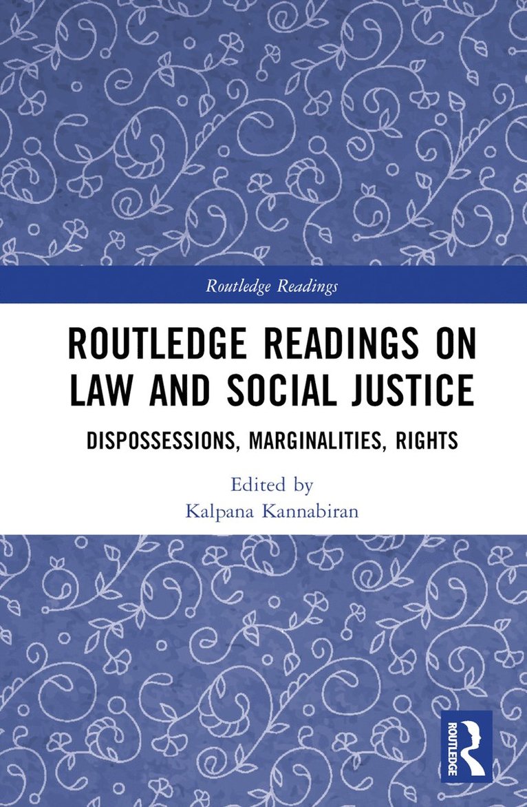 Kalpana Kannabiran, India) Kannabiran, Kalpana (Council for Social Development - Routledge Readings on Law and Social Justice, Inbunden