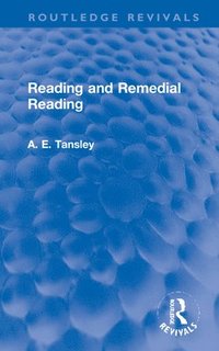 bokomslag Reading and Remedial Reading