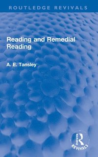 bokomslag Reading and Remedial Reading