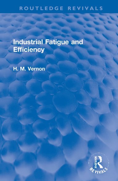 bokomslag Industrial Fatigue and Efficiency