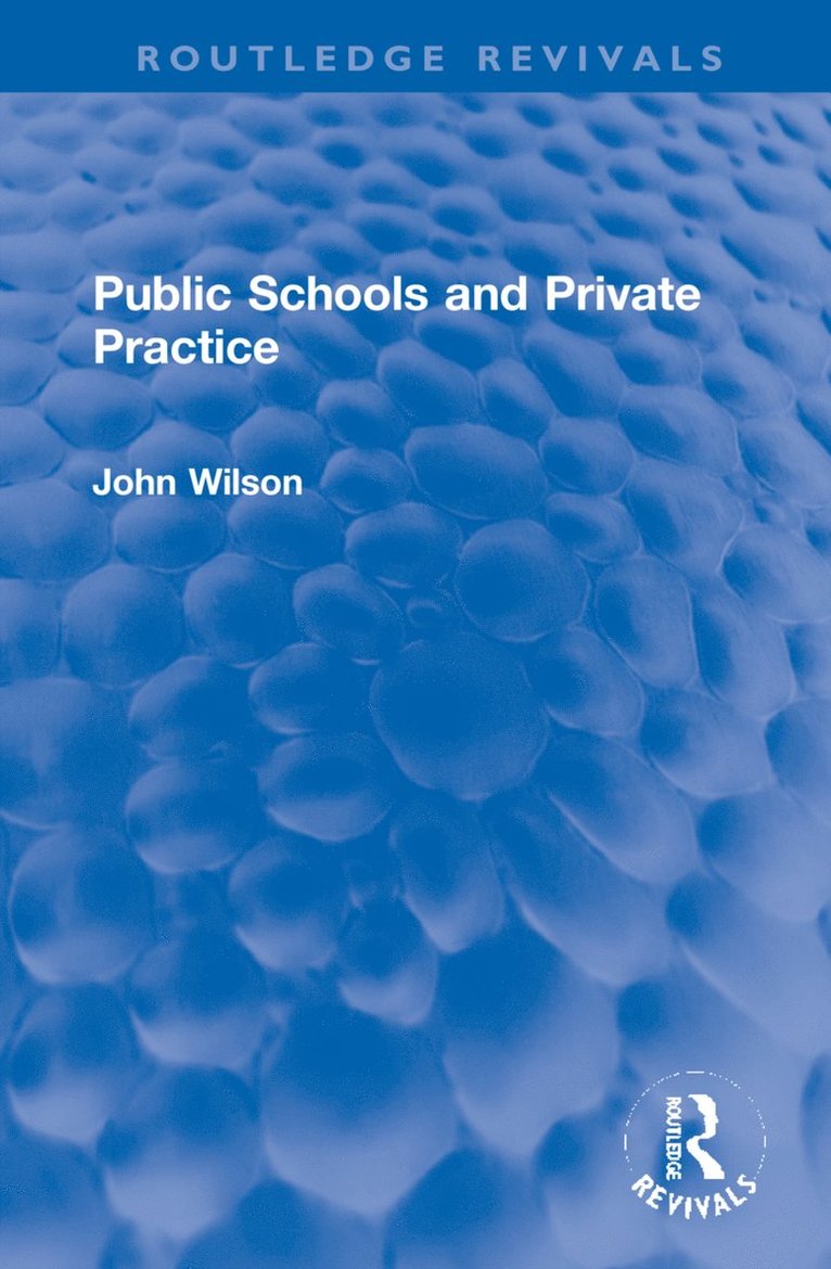 Public Schools and Private Practice 1