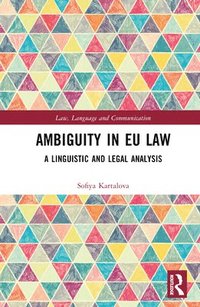 bokomslag Ambiguity in EU Law