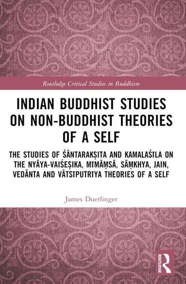 bokomslag Indian Buddhist Studies on Non-Buddhist Theories of a Self