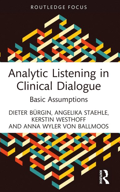 bokomslag Analytic Listening in Clinical Dialogue