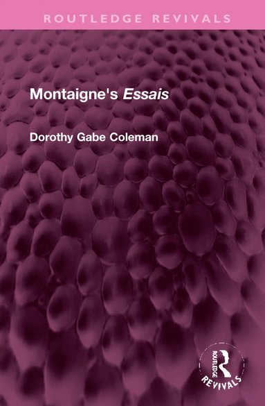 bokomslag Montaigne's 'Essais'