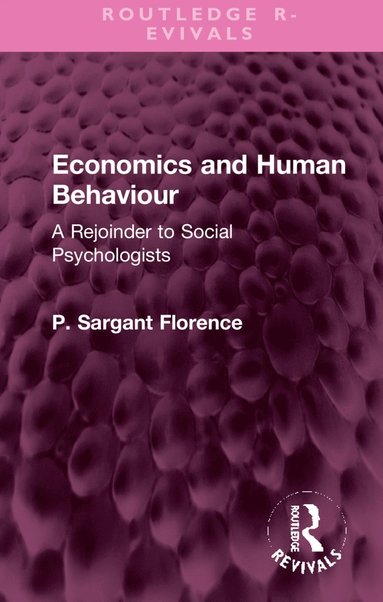 bokomslag Economics and Human Behaviour