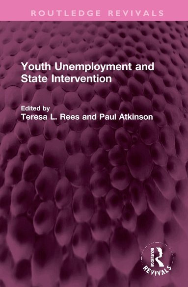 Paul Atkinson, Teresa L. Rees - Youth Unemployment and State Intervention, Inbunden