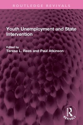 Youth Unemployment and State Intervention 1