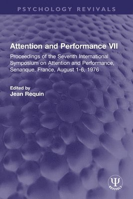 Attention and Performance VII 1