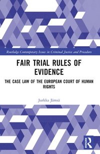 bokomslag Fair Trial Rules of Evidence