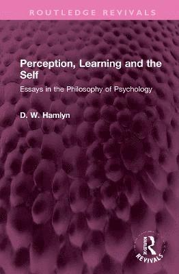 bokomslag Perception, Learning and the Self